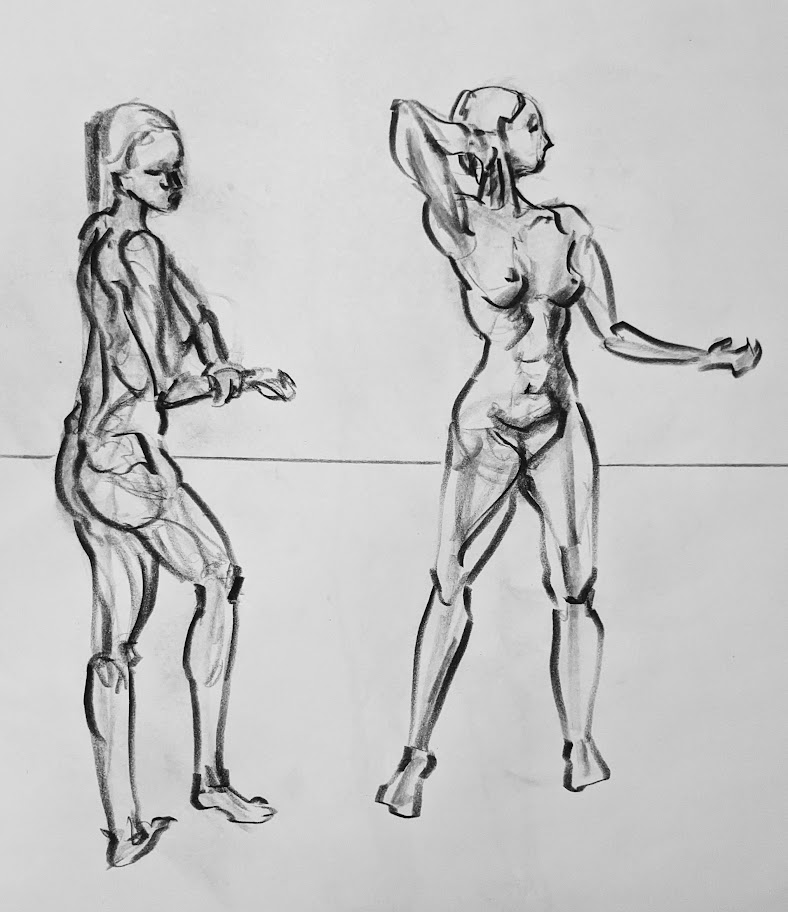 5 minute Figure Drawings, 2025