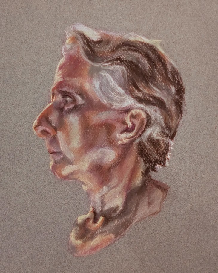 Portrait of Gary, Pastel, 2025