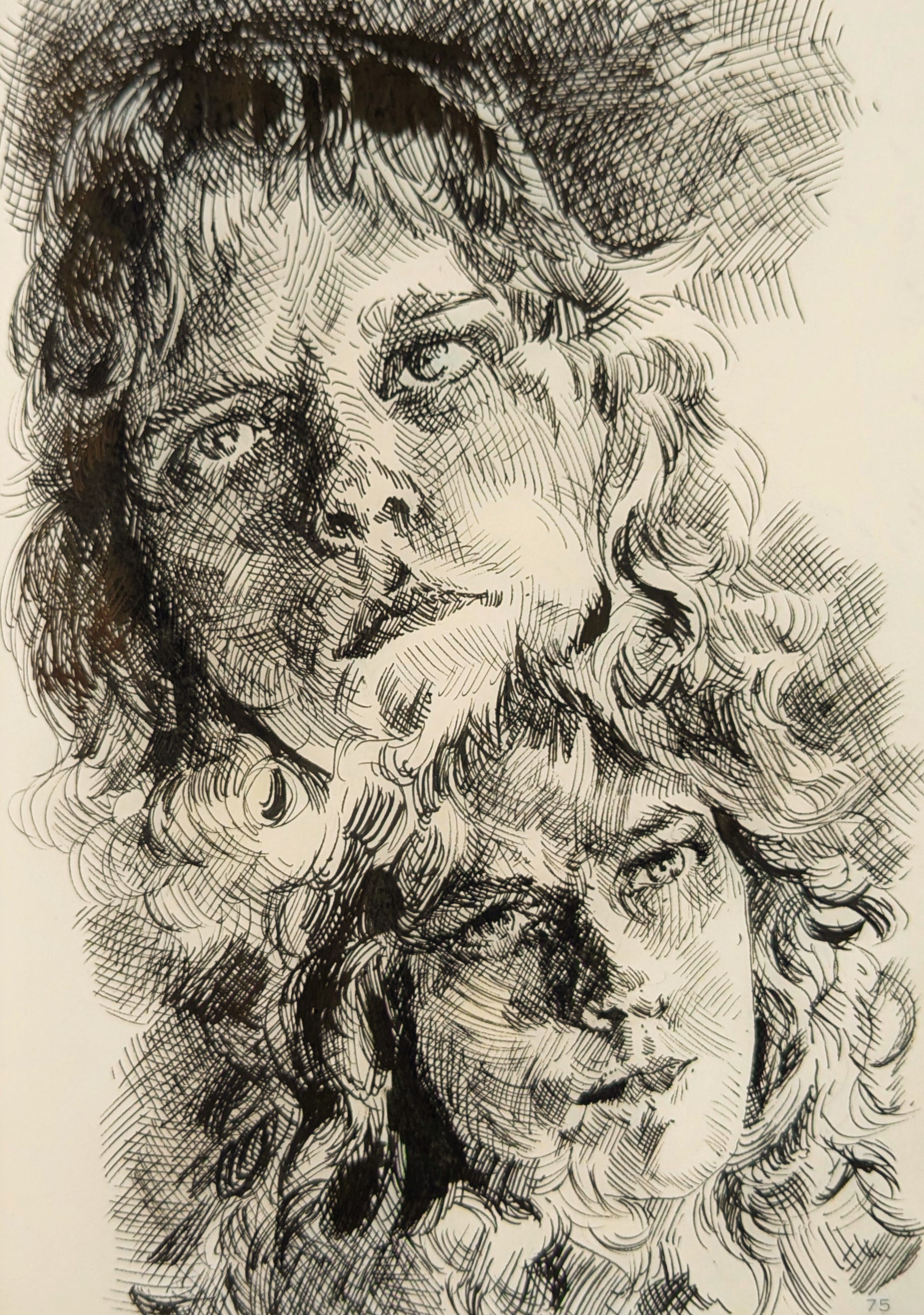 Jonas Portrait, Pen, 2025