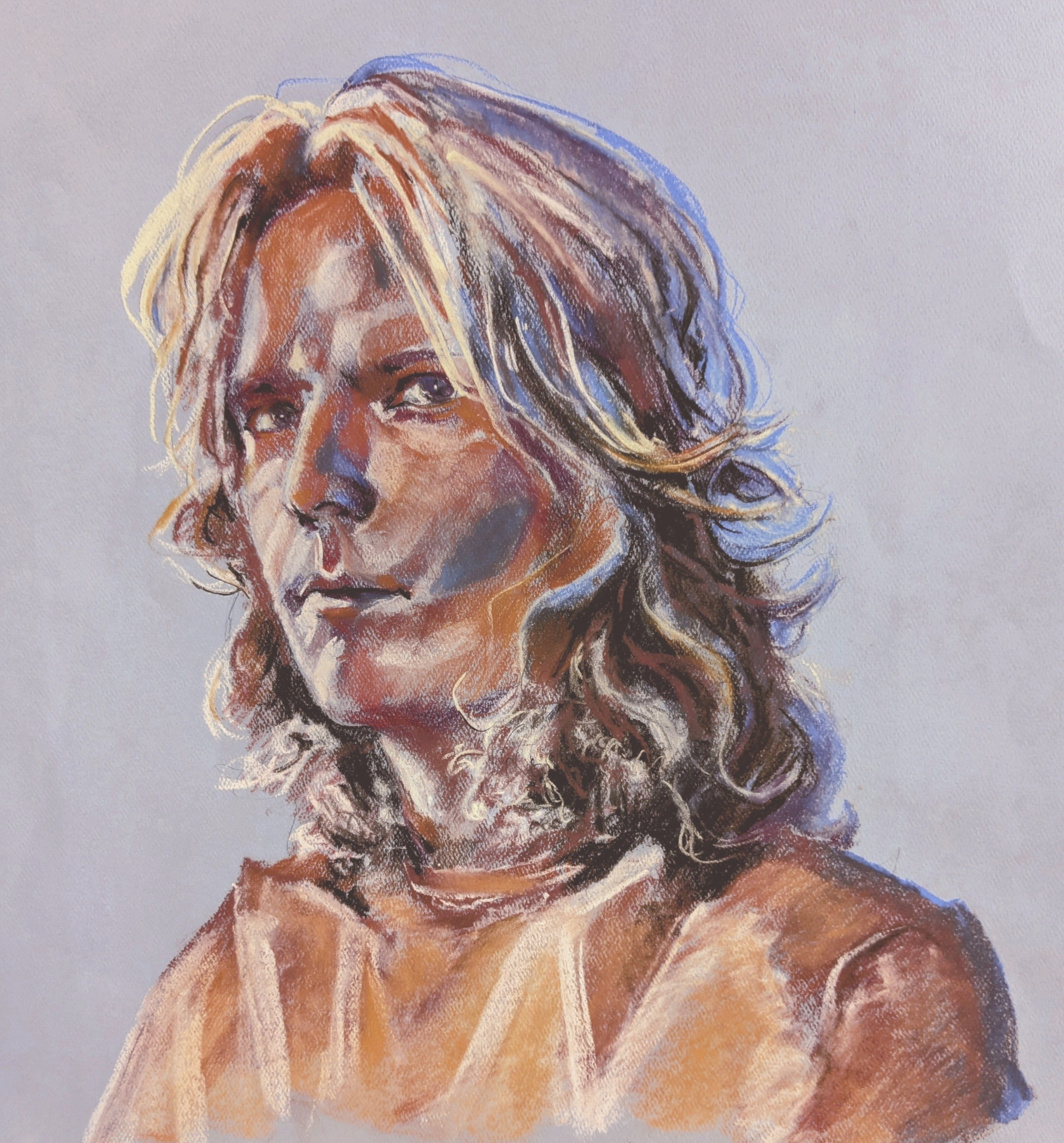 Portrait of Jonas, Pastel, 2025